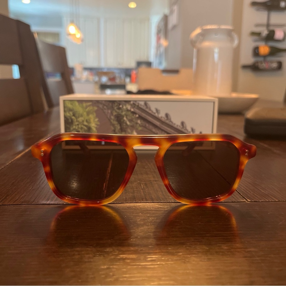 KREWE Hawksbill Tortoise Shell Sunglasses - BRAND NEW